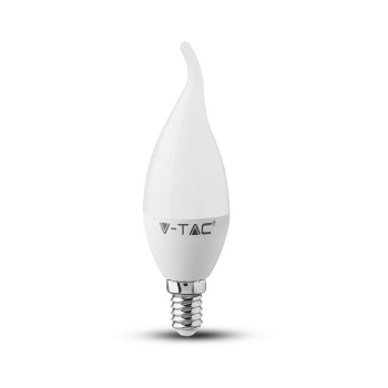 V-TAC PRO LED žiarovka E14 C37 5,5W denná biela plameň