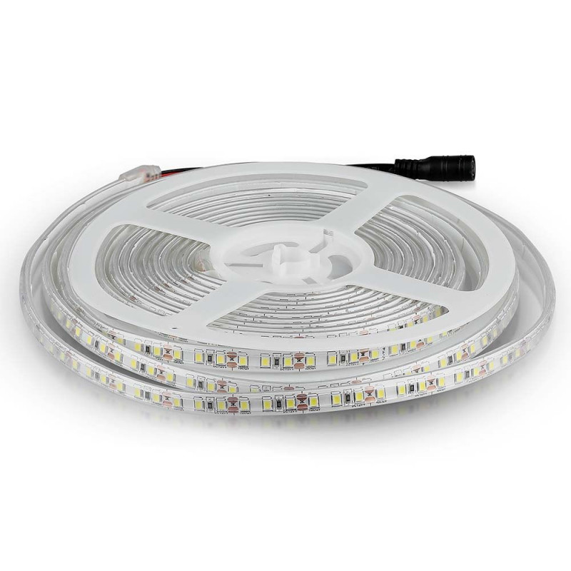 V-TAC LED pás 12V SMD3528 120 LED/m 8W/m denná biela IP65