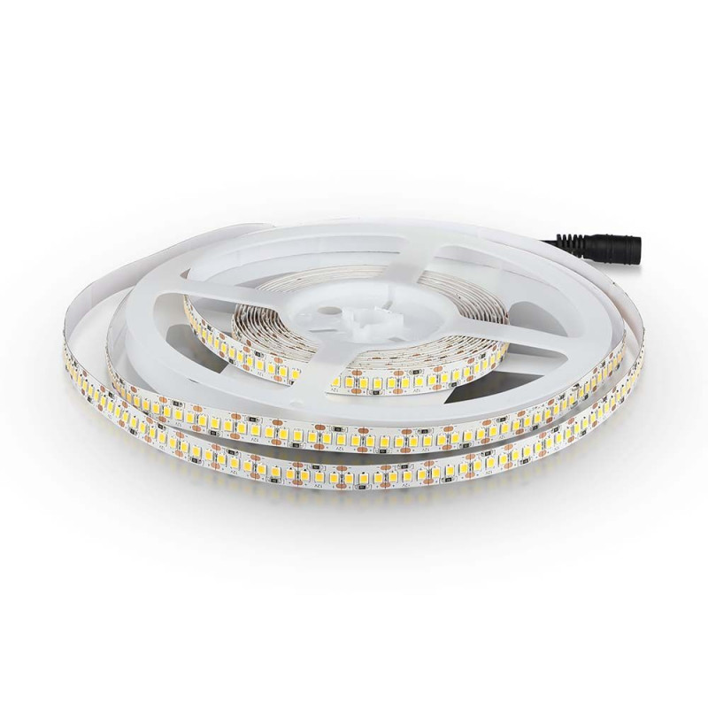 V-TAC LED pás 12V SMD2835 204 LED/m 17W/m teplá biela