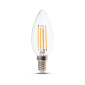 V.TAC LED žiarovka E14 C37 4W teplá biela filament