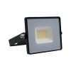 V-TAC LED reflektor 20W teplá biela čierny