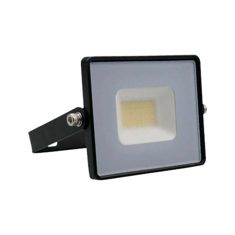 V-TAC LED reflektor 20W teplá biela čierny