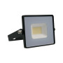 V-TAC LED reflektor 20W teplá biela čierny