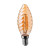 V-TAC LED žiarovka E14 C37 4W 2200K filament amber twist