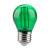 V-TAC LED žiarovka E27 G45 2W zelená filament