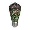 V-TAC LED žiarovka E27 ST64 3W teplá biela 3D filament
