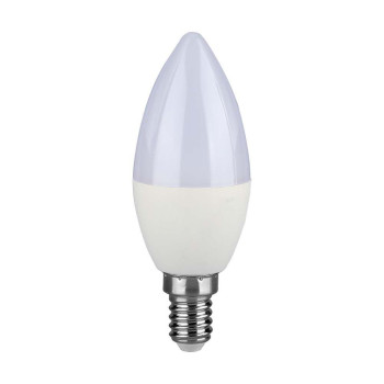 V-TAC LED žiarovka E14 C37 2,9W denná biela